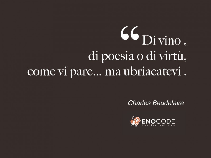 BUON 2017...VINO E VIRTÙ CHARLES BAUDELAIRE