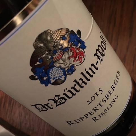 RIESLING QBA TROCKEN RUPPERTSBERGER 2015 WEINGUT DR. BURKLIN-WOLF – PFALZ 